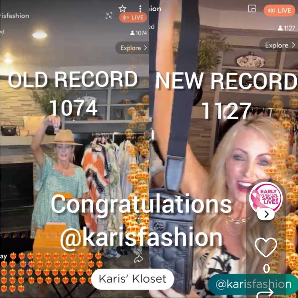 KARISFASHION IS LIVE! KARI is LIVE Like this post to be notified of all my shows - Picture 2 of 11
